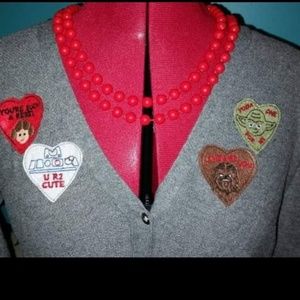 Star wars valentine's day brooch pin set